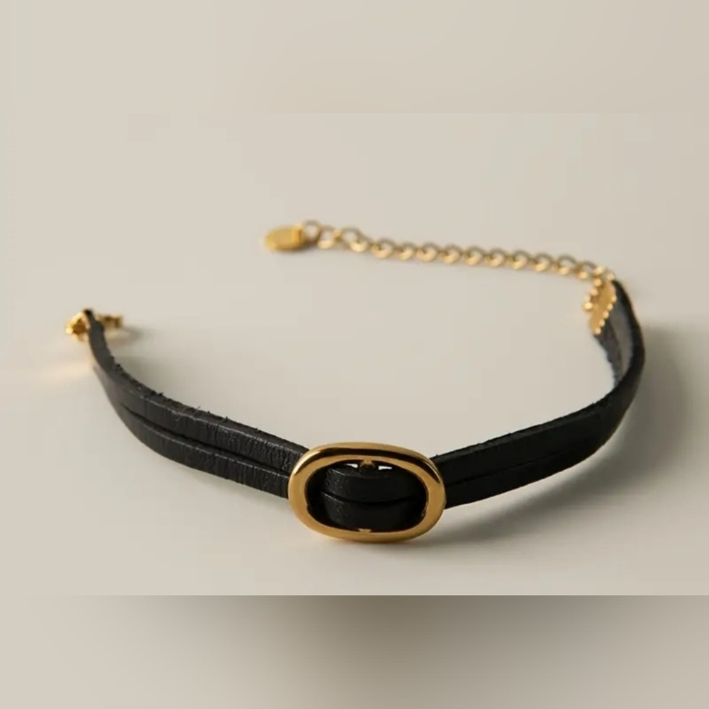 Blksmth Elegant Black and Gold Bracelet NWT